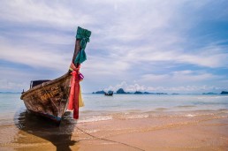 Thailand Longboat on the beach