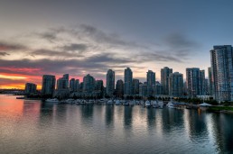 Vancouver Skyline at Sunset