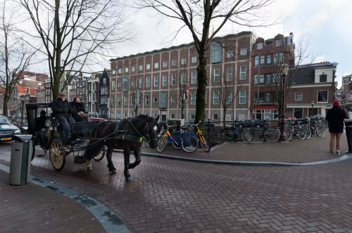 Amsterdam Dec 2011 horse and carriage