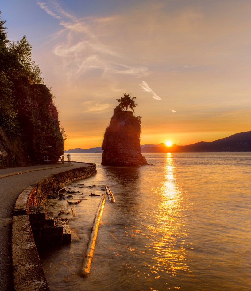 Vancouver : Siwash Rock Sunset : 2012-07-06