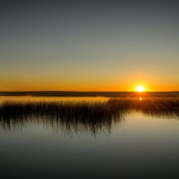 Sunset Newell Lake, Brooks, Alberta - Nikon D800