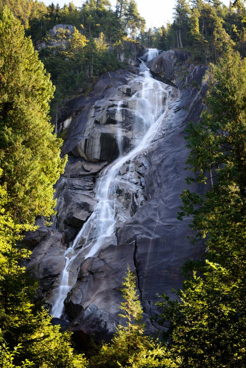Shannon Falls, Squamish, BC : 2012-09-13 : Nikon D800 with Nikkor 24-70 f/2.8 lens, B+W Polarizing Filter