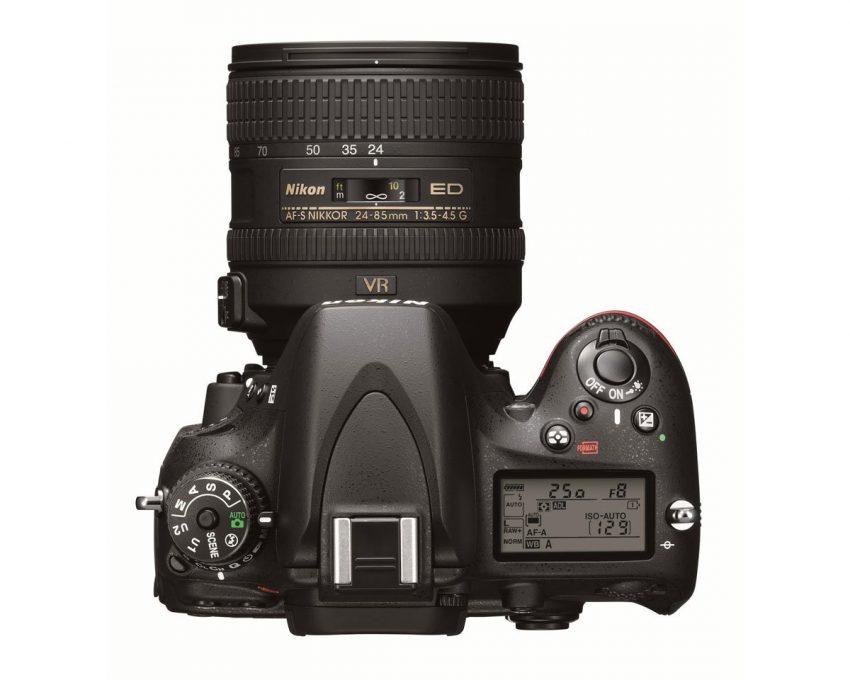 Nikon D600 Full Frame Camera : Top