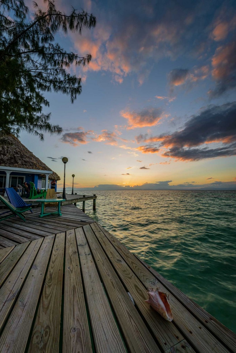 2012-12-02 : Belize Vacation : Coco Plum Island Resort : Sunset