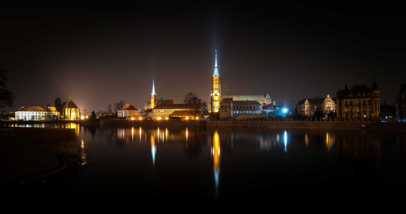 Wrocław, Poland : Cathedral of St. John the Baptist At Night 3 : 2015-02-13
