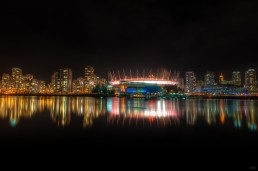 Vancouver Skyline at Night, Vancouver, Canada